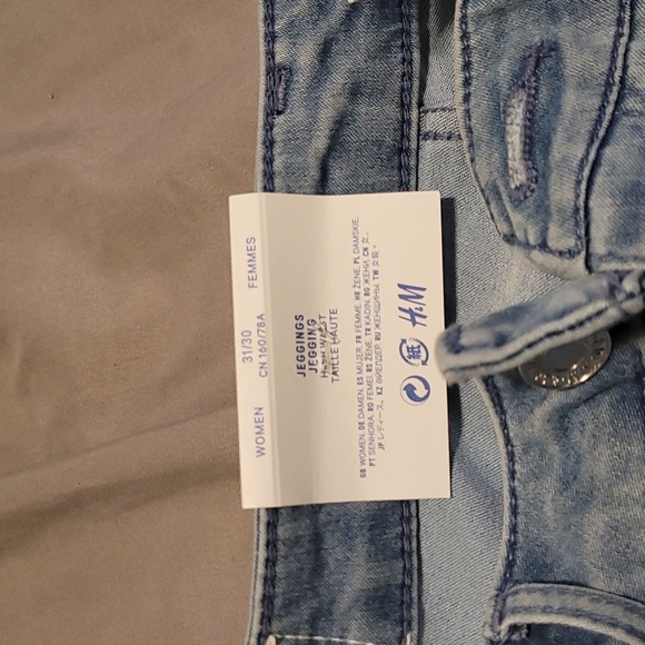 H&M women's jeggings size 31/30 - Picture 2 of 2